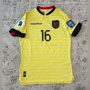 Marathon Authentic WC Qualifiers 2026 Ecuador Kendry Paez Jersey Men’s Sz: M